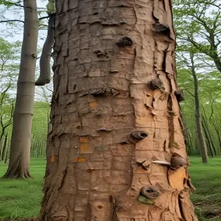 tree trunk tree