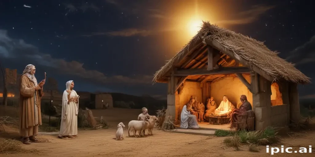 free nativity scene background images