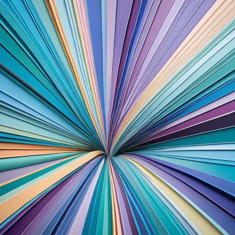 Astatic Color aszmetrical, pastel colors, abstract, vibrant colors and intricate ...