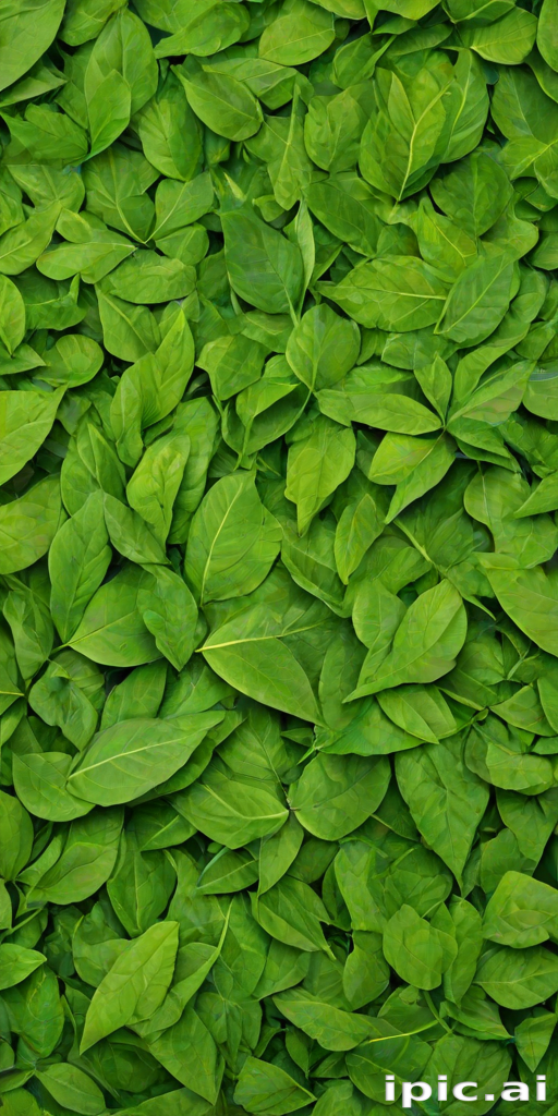 leaf background green