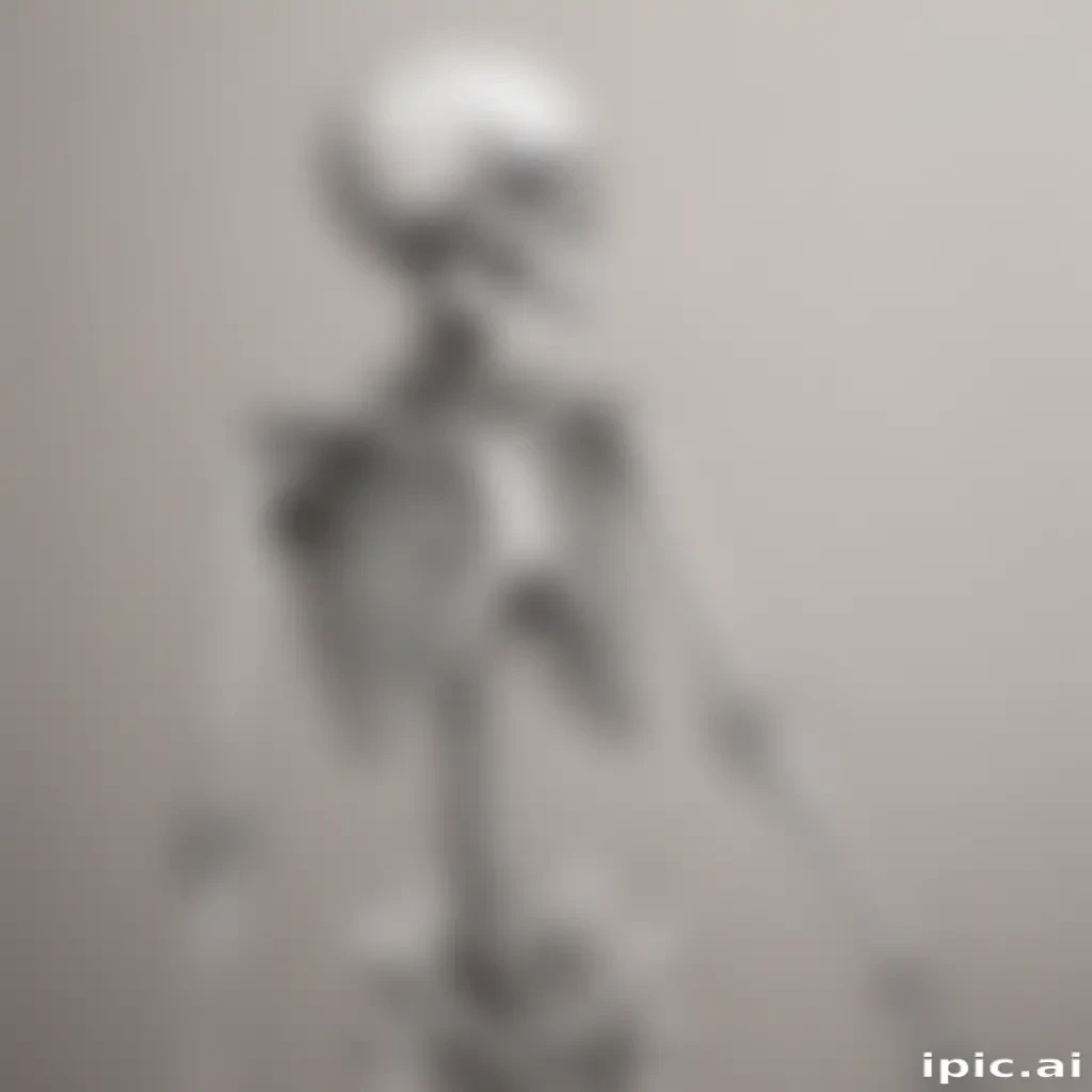 creative skeleton drawing art