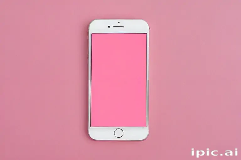 iphone pink background