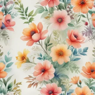 watercolor floral background