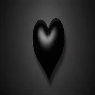 black heart pic