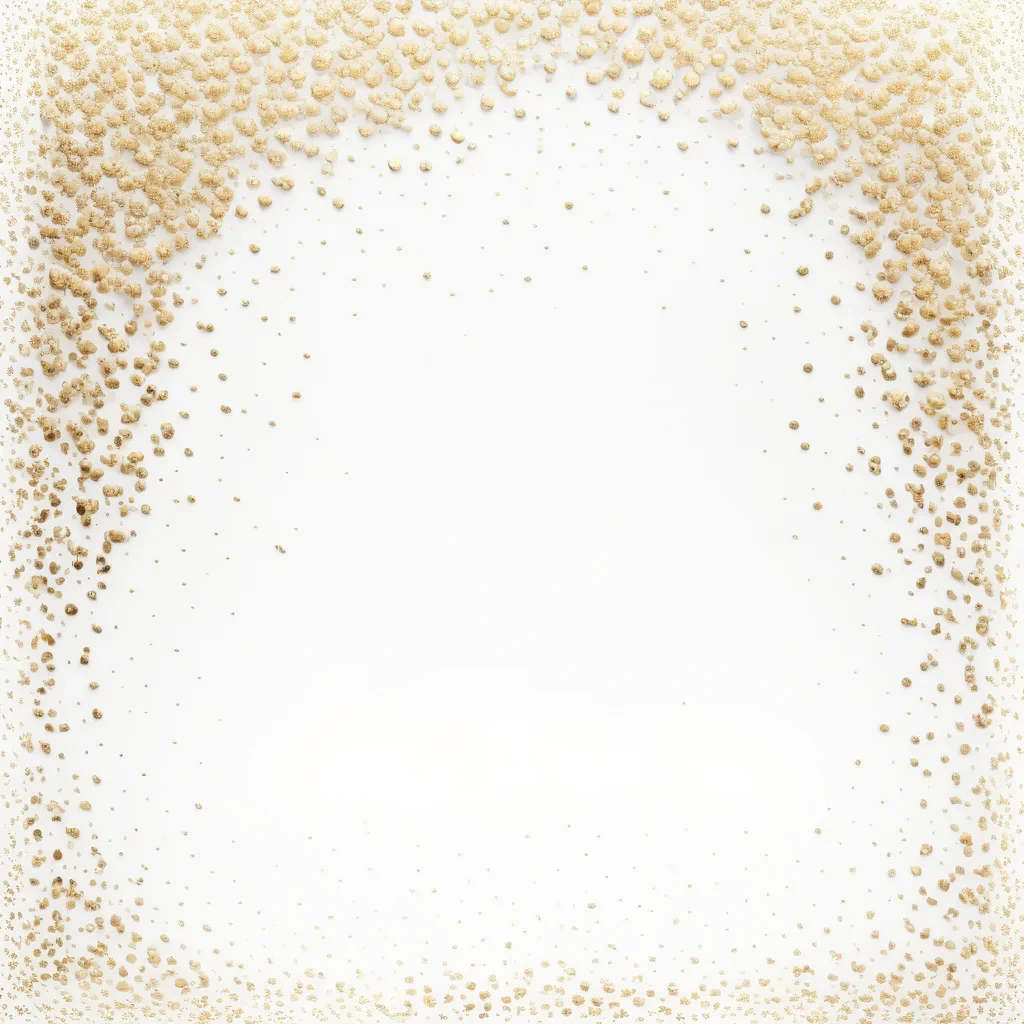 white background gold