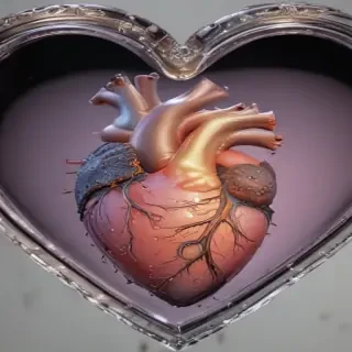 aesthetic transparent heart