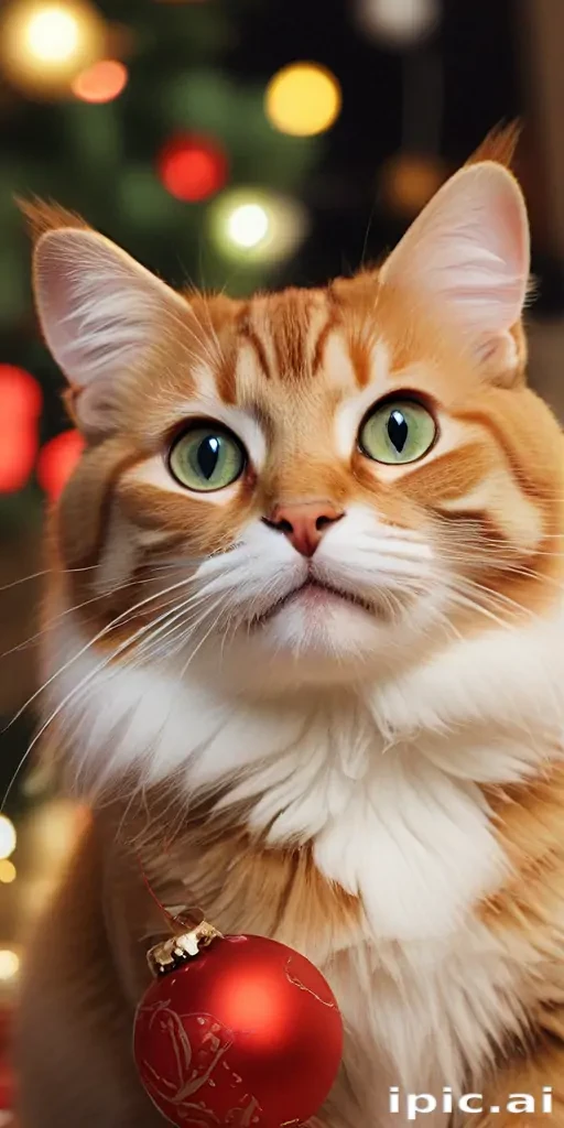 cat christmas wallpaper