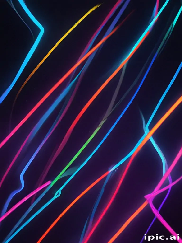 neon color background
