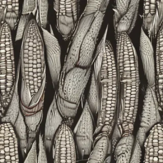 corn drawing