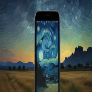 iphone van gogh wallpaper