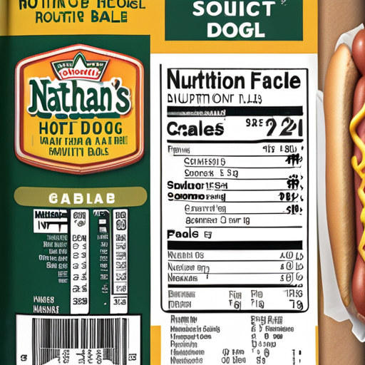 nathan-s-hot-dog-nutrition-facts-label-with-caloric-and-ingredient