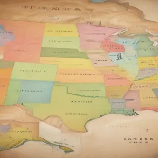 map of the us states
