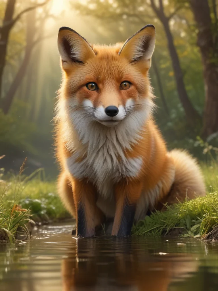 background fox