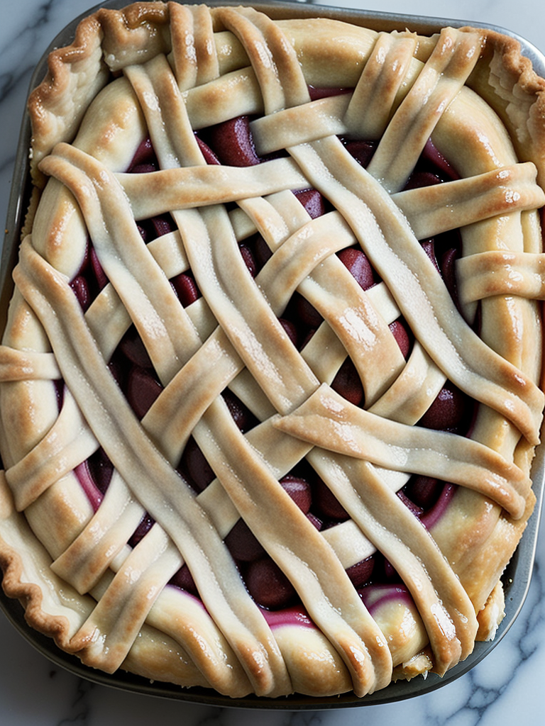sweet topping for pies crossword