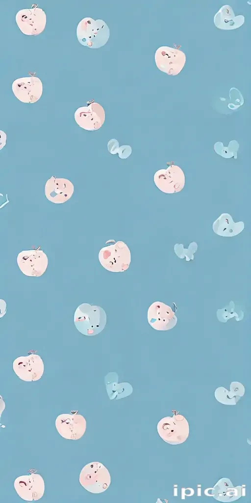 aesthetic cute blue background