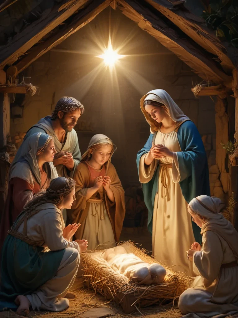 merry christmas nativity images free