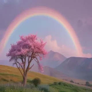 pastel rainbow aesthetic wallpaper