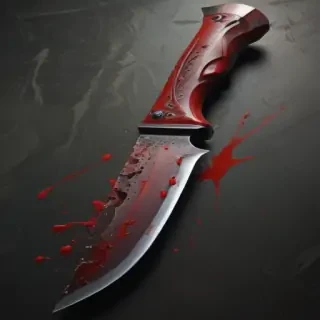 bloody knife aesthetic