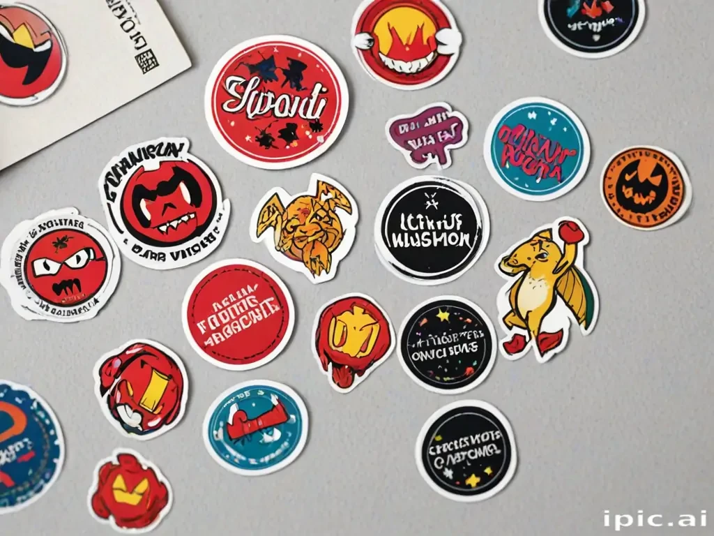 stickers mockup