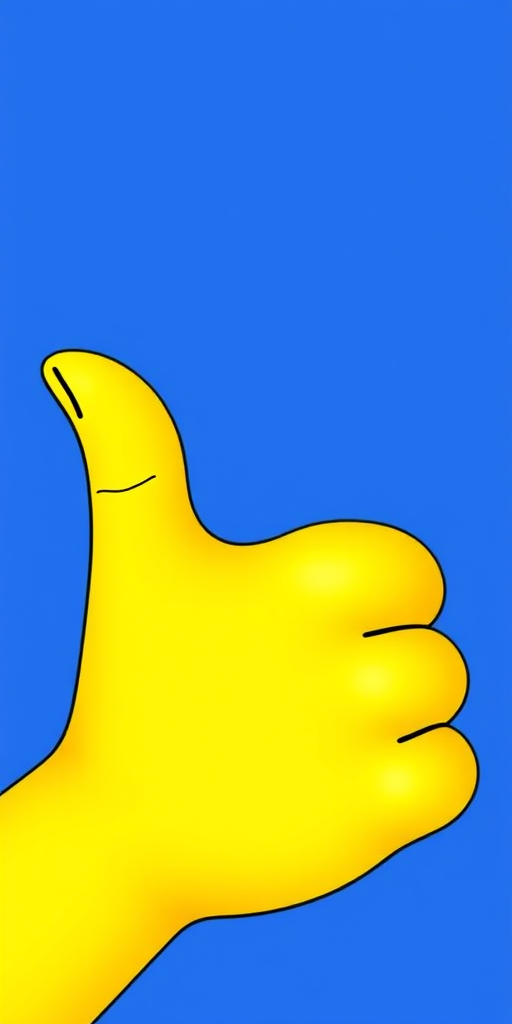 blue thumbs up emoji