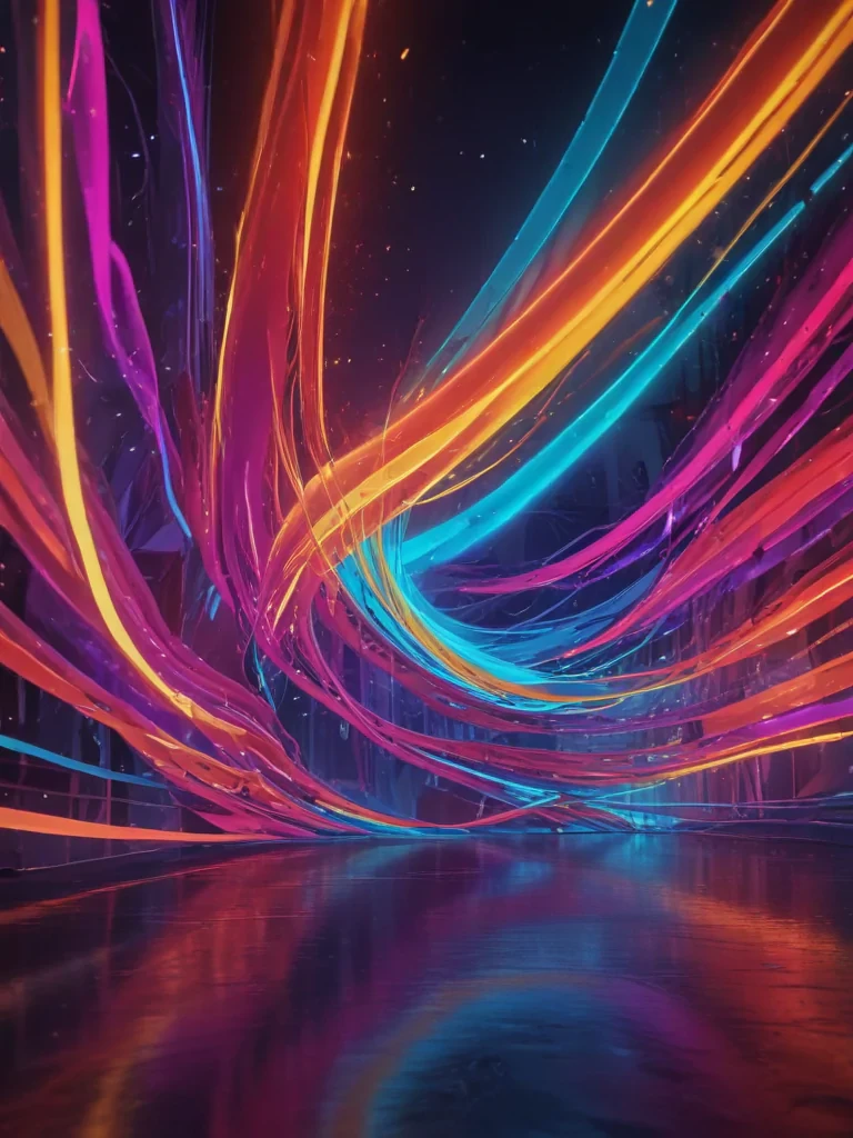 neon colorful background