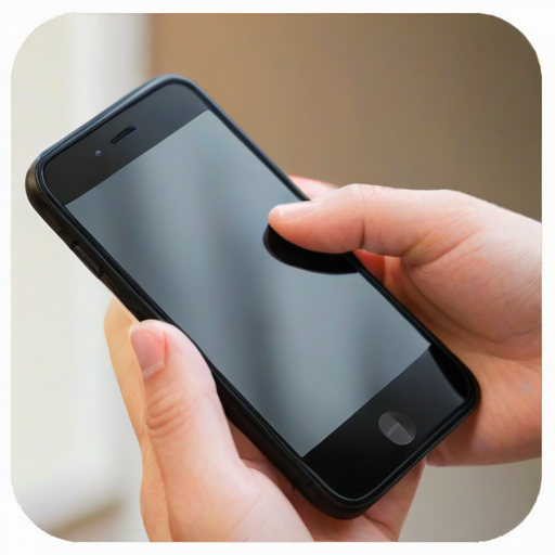 hand holding phone png