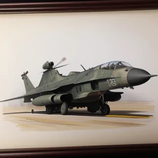 military drawing