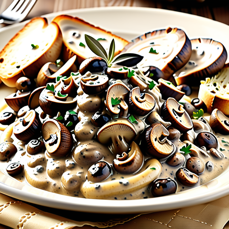 olive garden creamy mushroom sauce