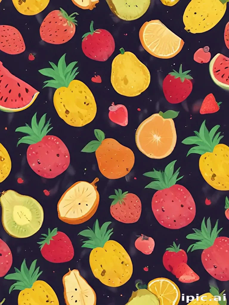 cute fruit backgrounds