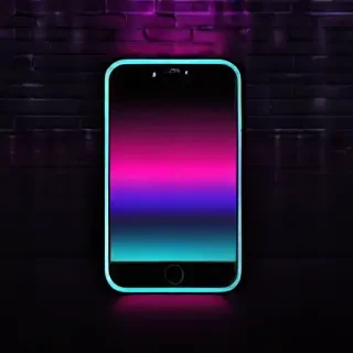 iphone neon wallpaper