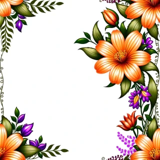 border flower png