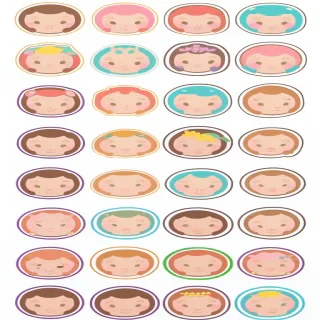 cute stickers png