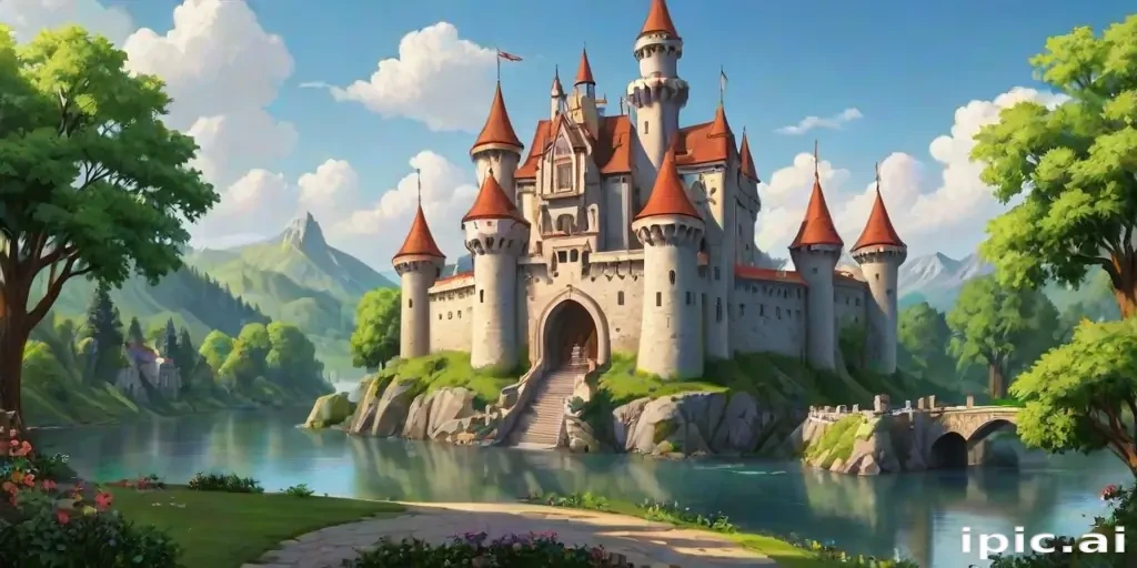 cartoon castle