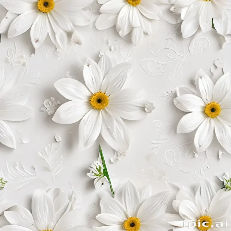 flower background white