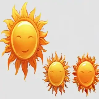 cartoon sun png