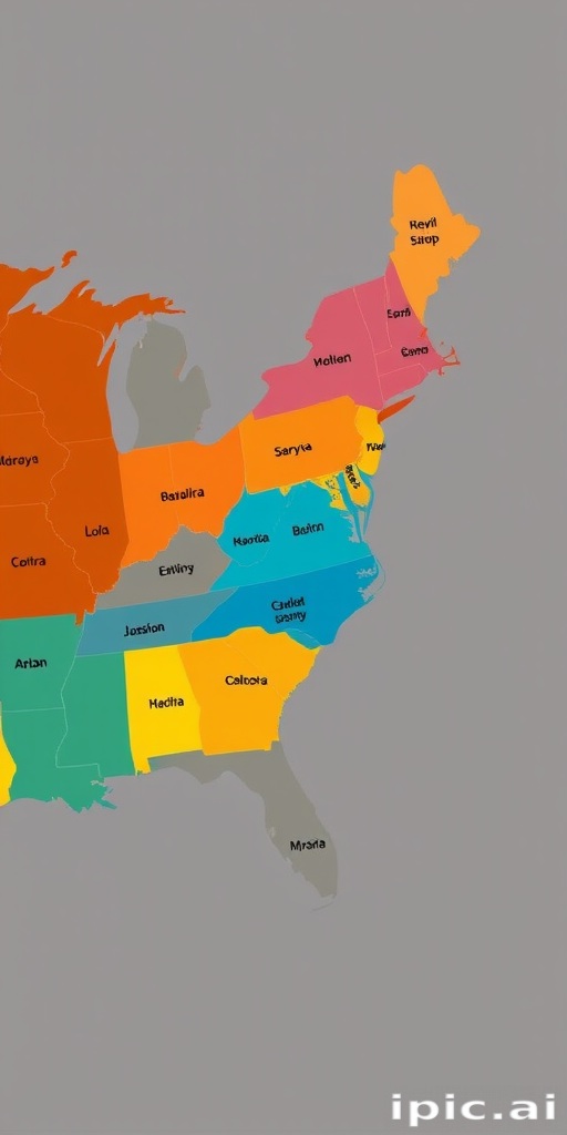 usa map states