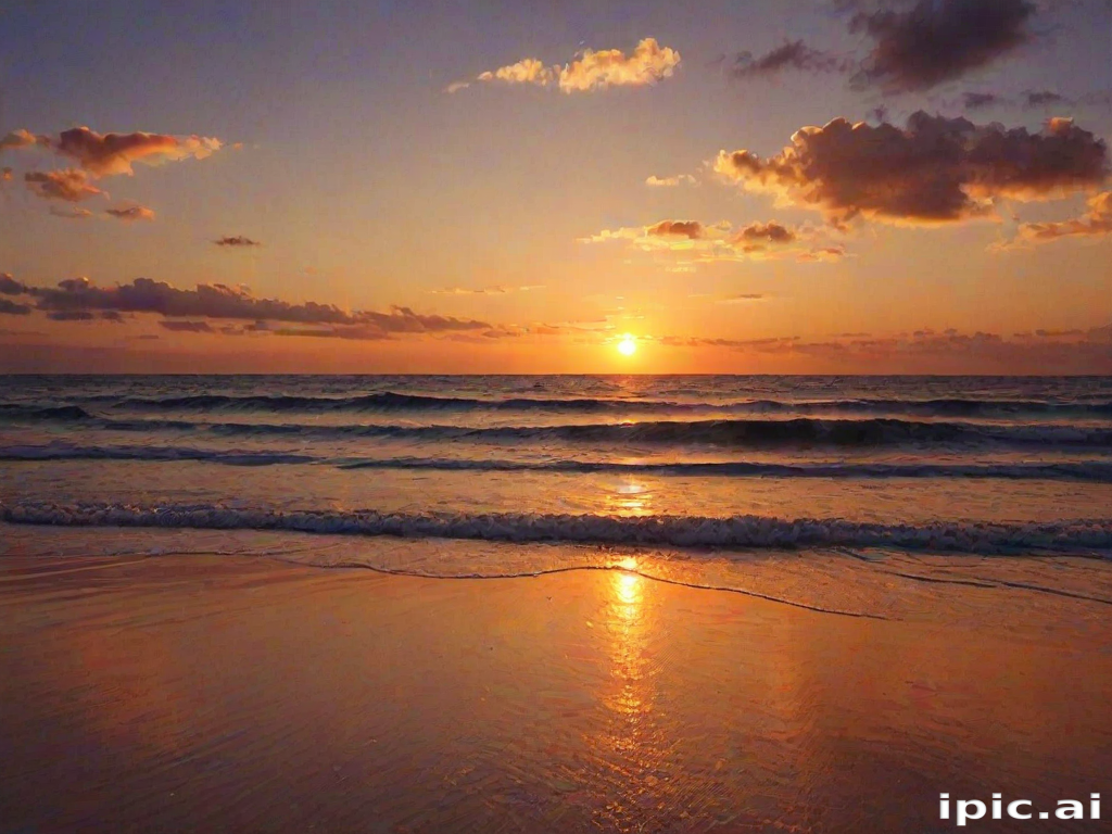 sunset wallpaper beach