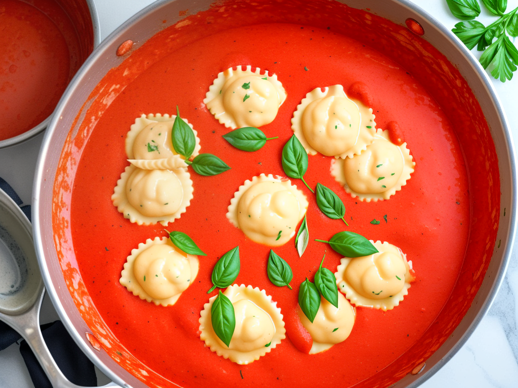 vodka sauce for lobster ravioli