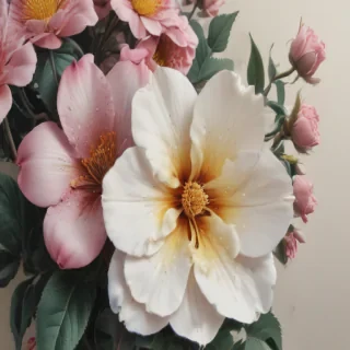 flower drawing aesthetic