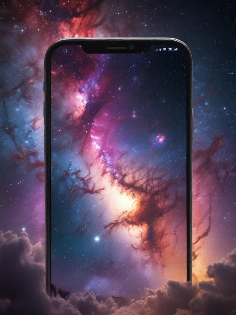 iphone galaxy background