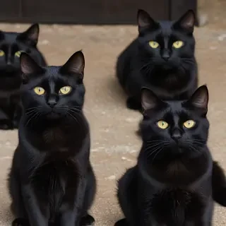 black cats