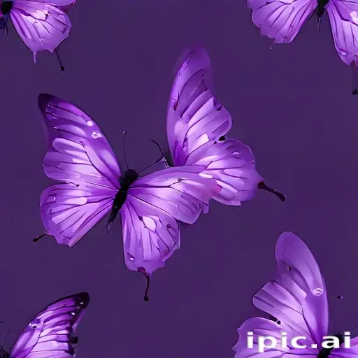 purple butterflies wallpaper