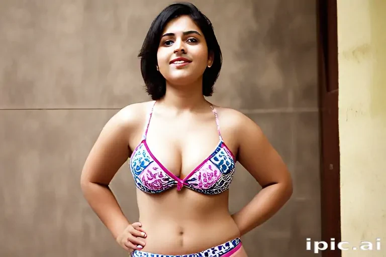 indian chubby girl bikini