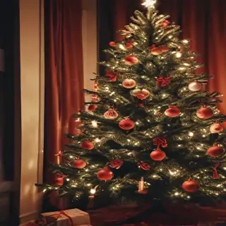 christmas aesthetic background