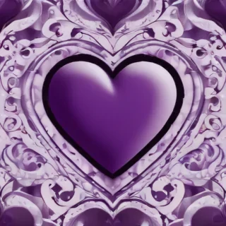 purple heart pattern wallpaper
