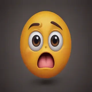 surprised emoji