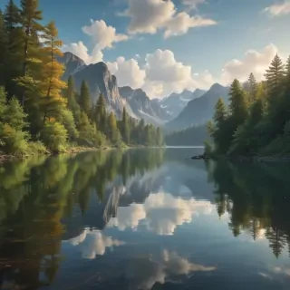 background lake