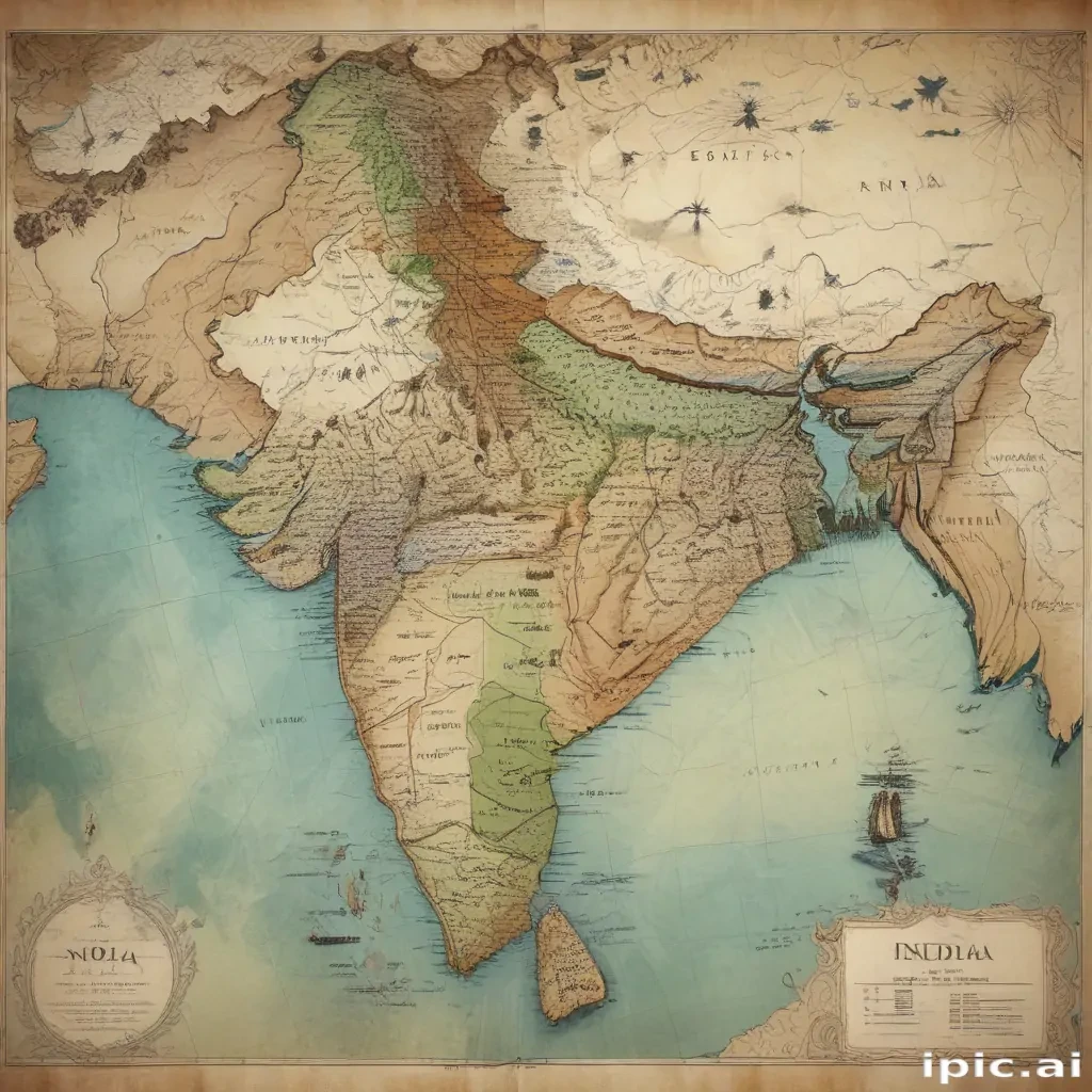 map of india