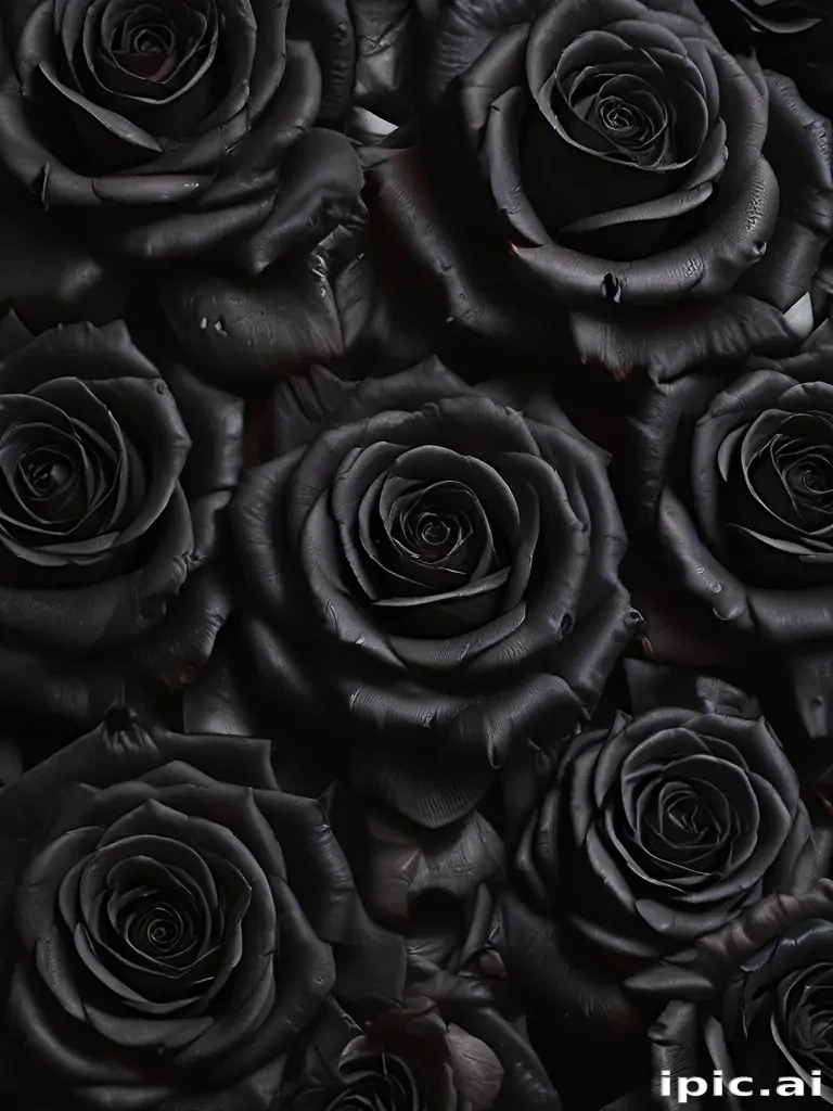 black roses background