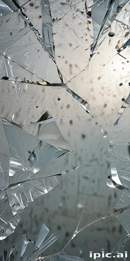 wallpaper broken glass